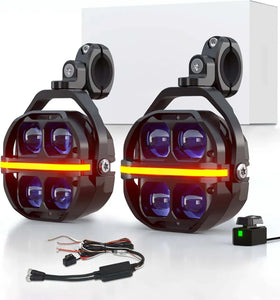 TrailGlow – 120W Round LED Fog Lights