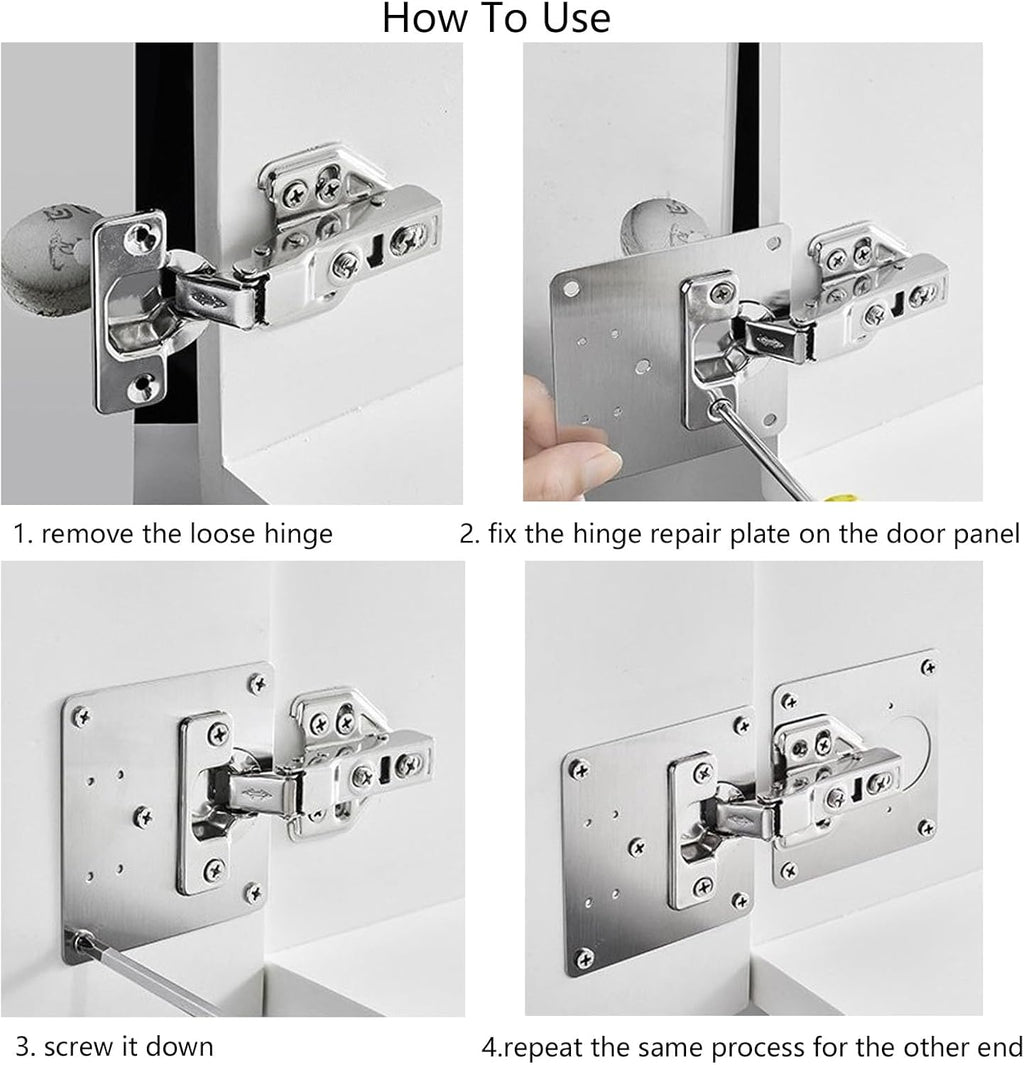 RepairMate - Fixing Plate for Cabinet Door Hinges