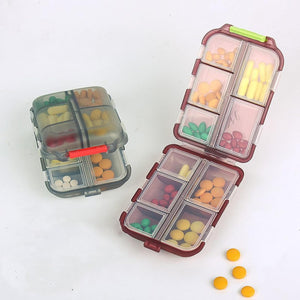 PillPorter | Portable Multi-Compartment Pill Storage Box
