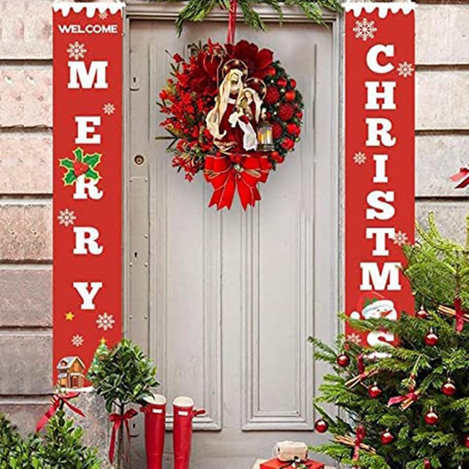 DivineGlow - Spiritual Handmade Wreath Decoration