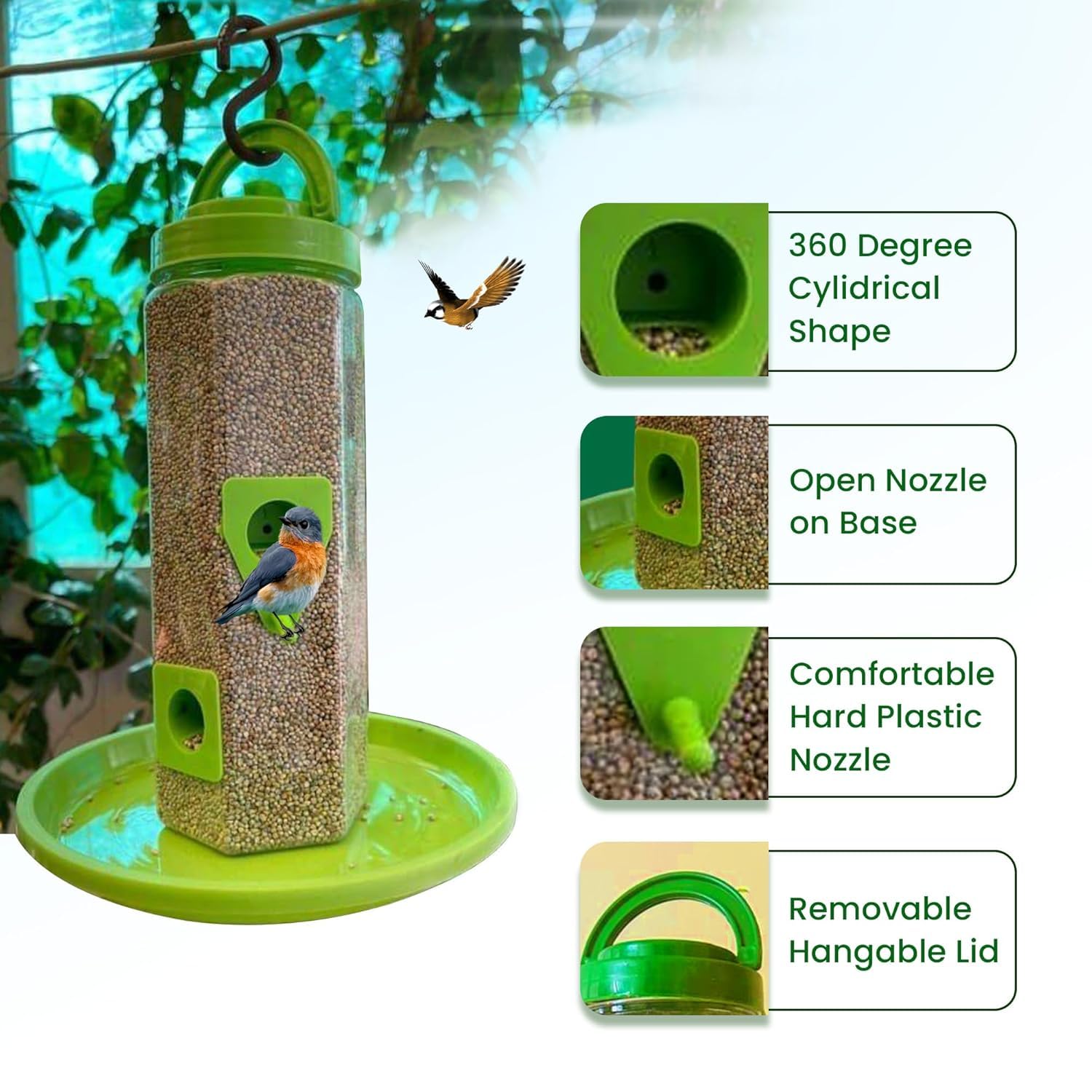SkyBuffet - Stylish Outdoor Bird Feeder