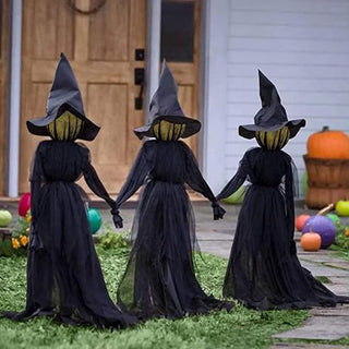 WitchGlow – Lighted Halloween Witch Garden Stakes