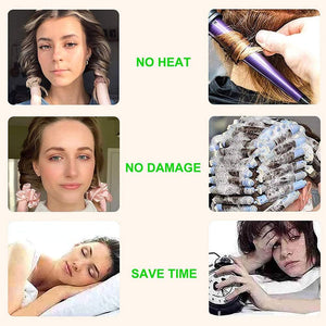 CurlEase - Heatless Hair Curling Rod Headband