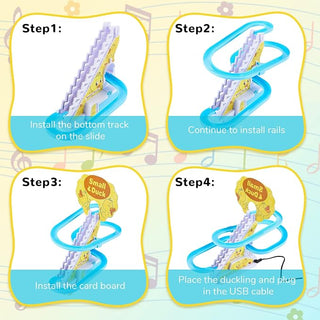 WaddlePlay – Duck Slide Adventure Set