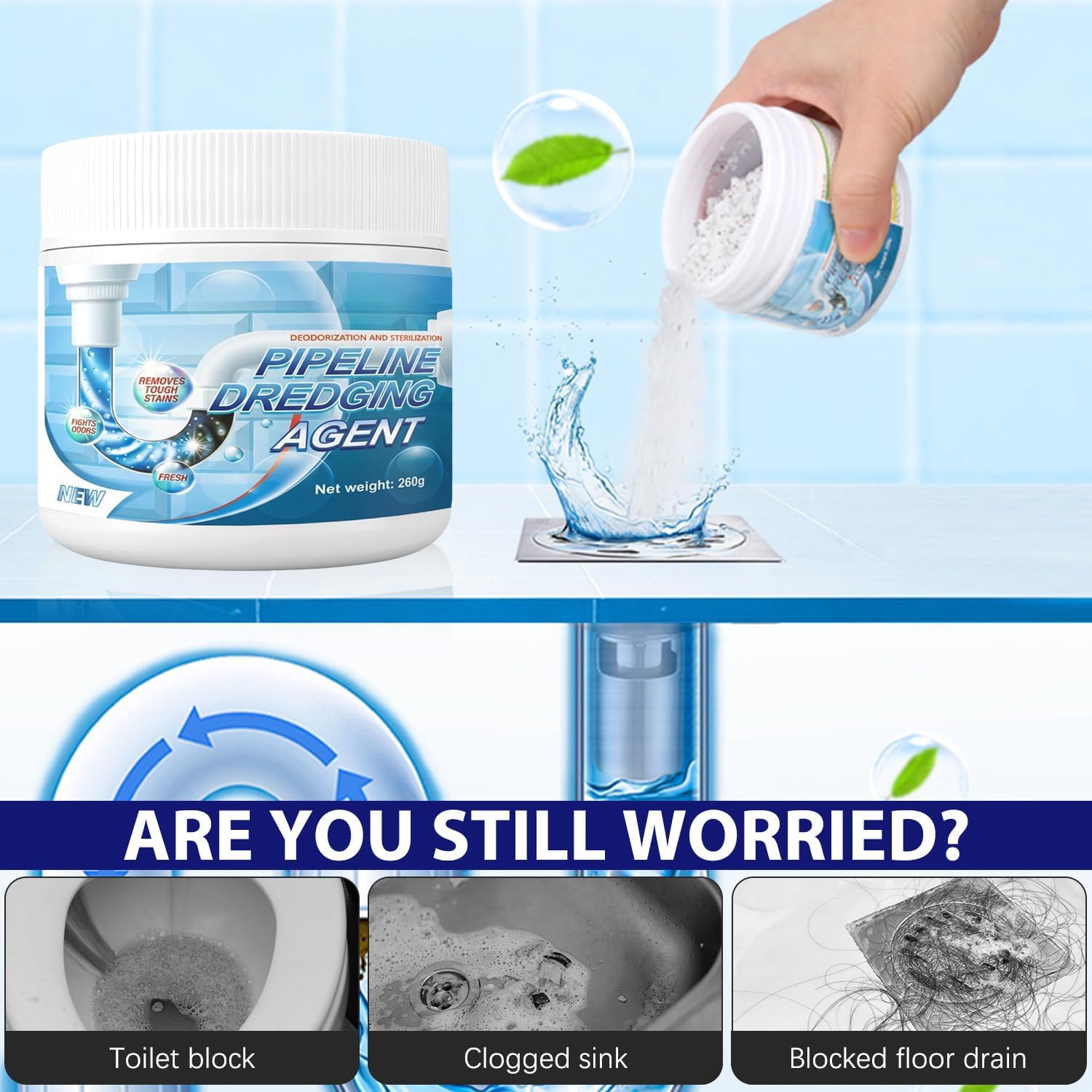 FlowForce – Heavy-Duty Drain Clog Remover