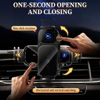 AutoTurn – Rotating Wireless Charging Car Mount