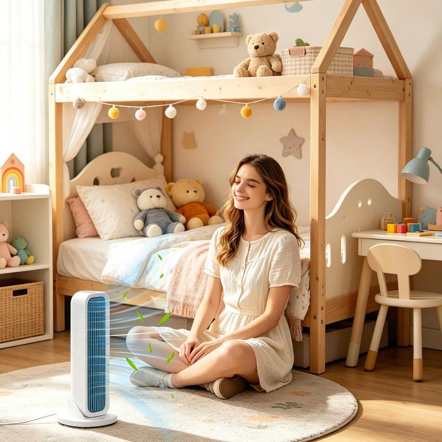 AeroCool – Fast Cooling Dual-Position Tower Fan
