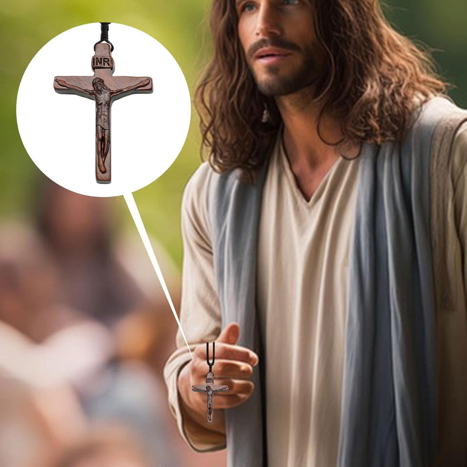 TimberCross – Handmade Wooden Necklace