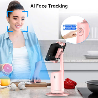 MotionTrack – 360° AI Face Tracking Phone Holder