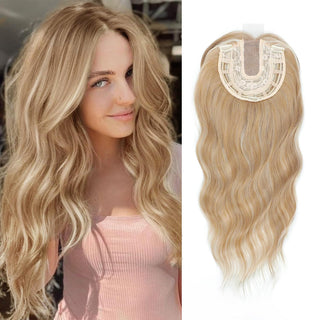 VolumeGrace – Seamless Wavy Hair Topper Extension
