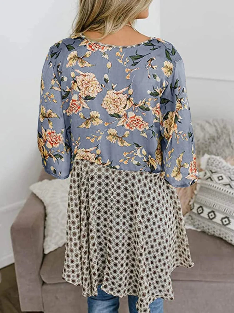 BloomBreeze – Floral Kimono Flowy Boho Cover Up