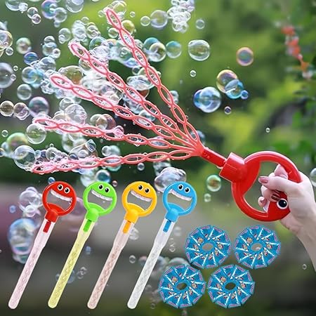 BubbleJoy – 5 Claw Magical Smiley Bubble Wand