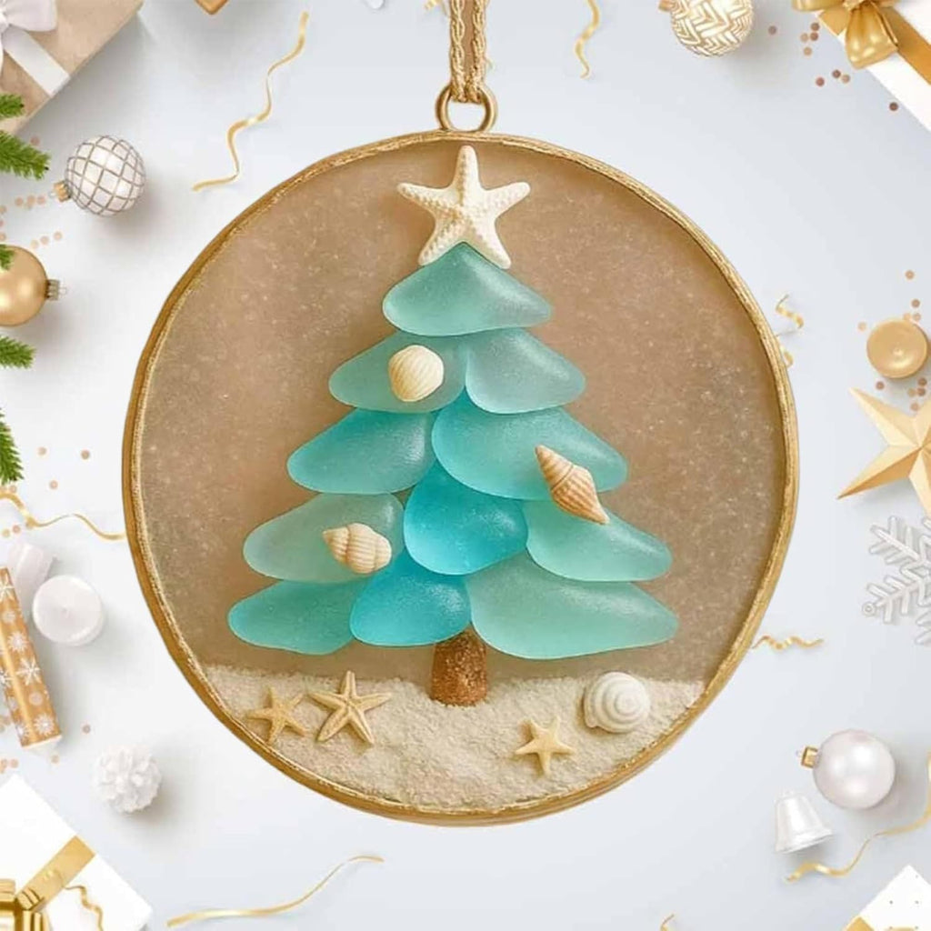 SeaGleam – Coastal Christmas Ornament