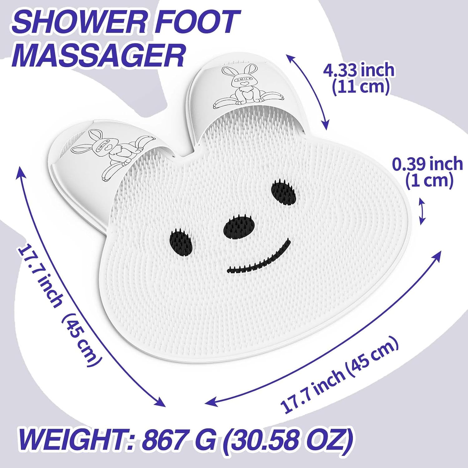 HopScrub – Cute Silicone Foot Cleaning Mat
