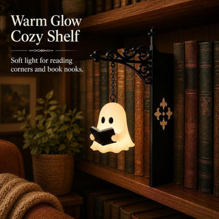 GhostGlow – Cozy Bookshelf Lantern