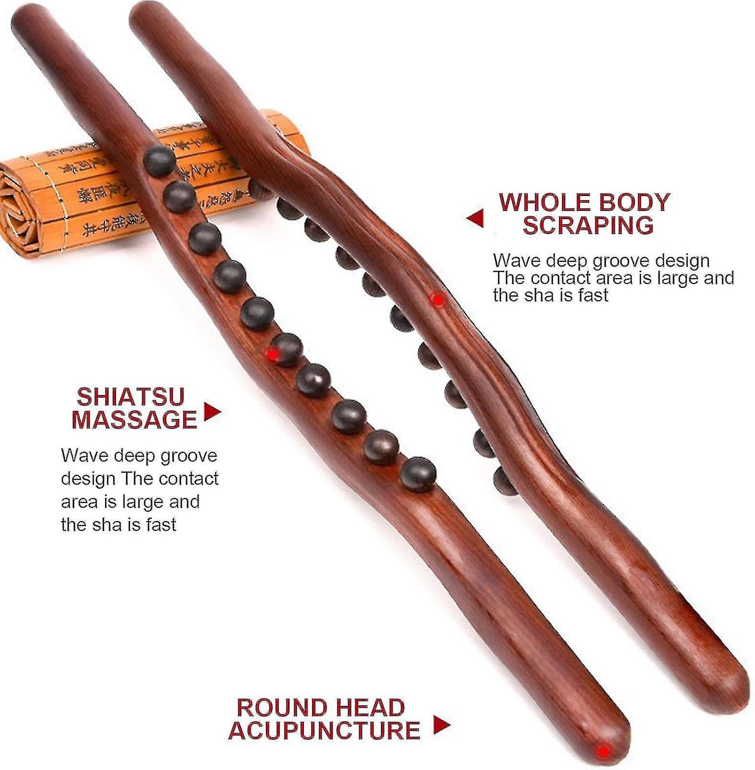 Relaxiva - Wooden Lymph Flow Massage Tool