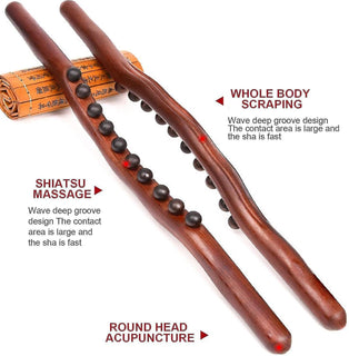 Relaxiva - Wooden Lymph Flow Massage Tool