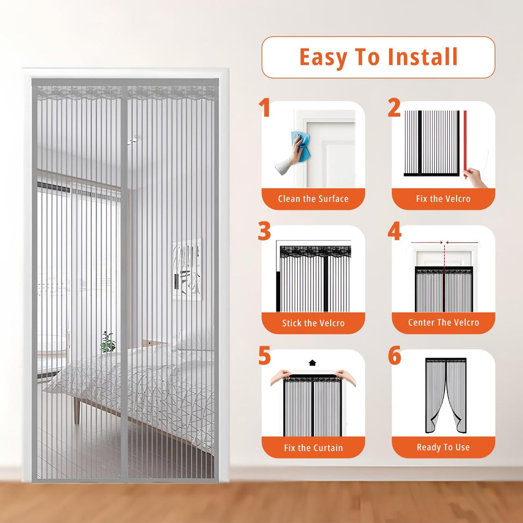 MagnetShield - Reinforced Magnetic Mosquito Net Curtain