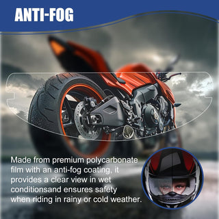 ClearRide – Anti-Rain and Fog Helmet Film