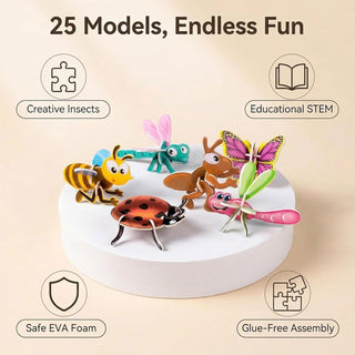 InsectiCraft – 3D DIY Insect Puzzle Set
