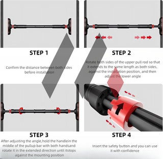 IronFlex – Adjustable Home Workout Pull-Up Bar