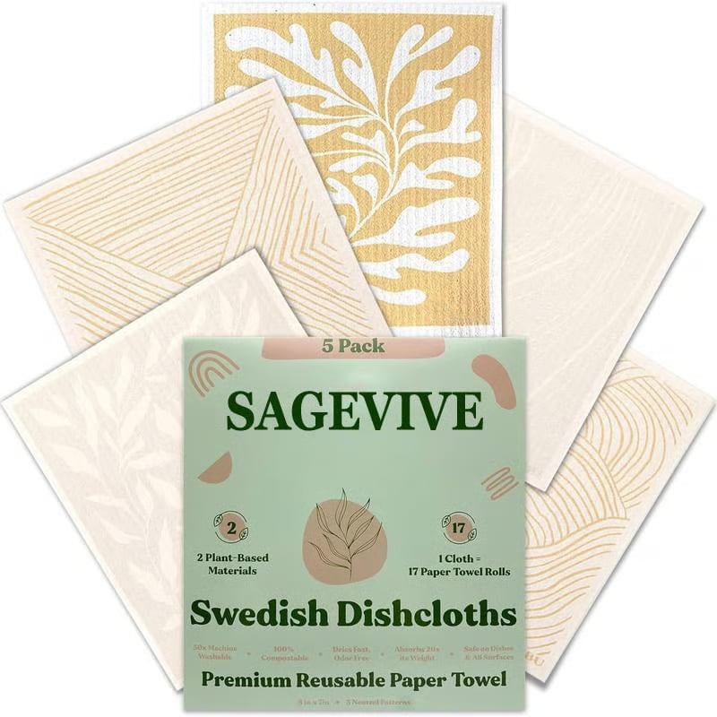 EcoWipe - Swedish Dishcloths - Replace Paper Towels & Reduce Waste