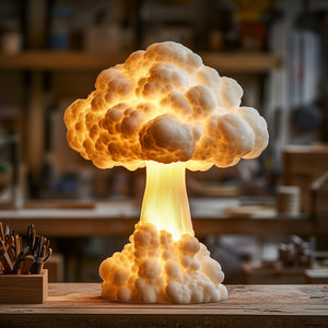 CloudBurst – Mushroom Cloud Statement Table Lamp