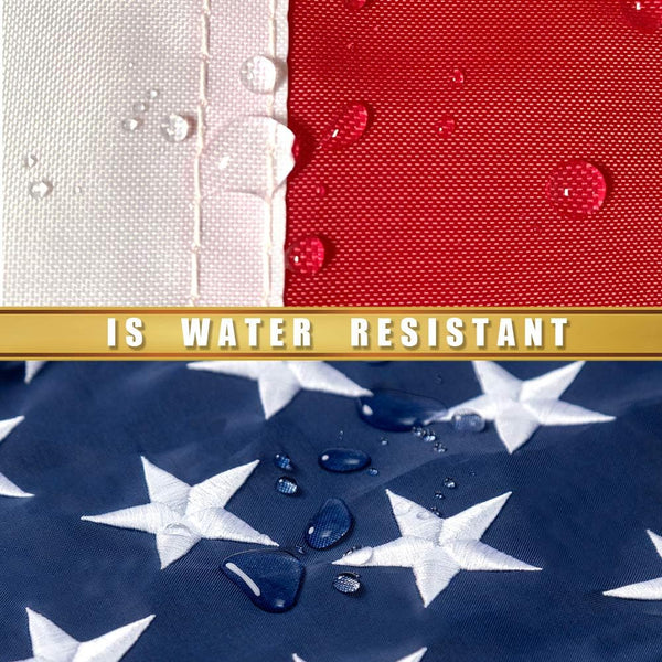 FreedomStitch – Handcrafted American Flag with Embroidered Stars