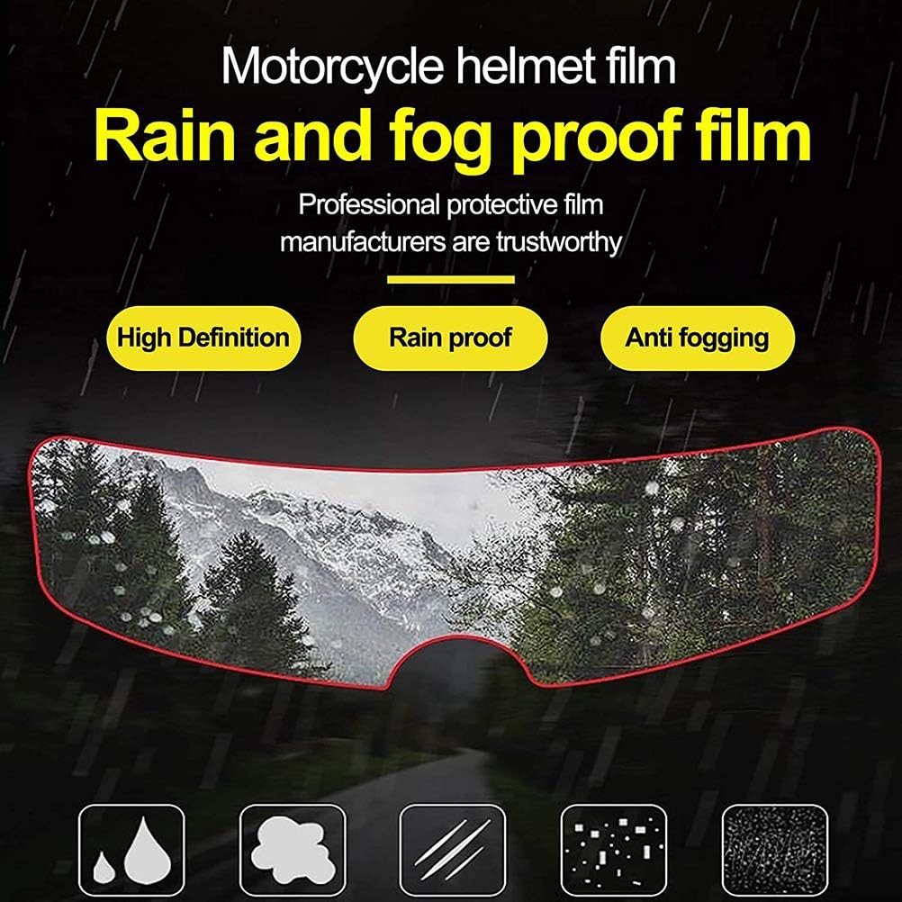 ClearRide – Anti-Rain and Fog Helmet Film