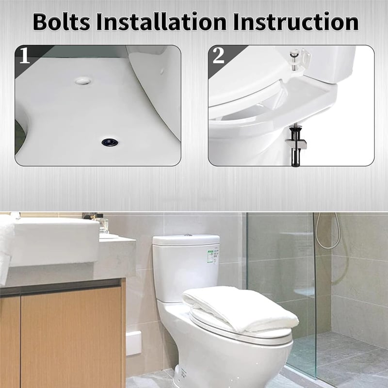 BoltGuard - Premium Toilet Seat Fastener Kit