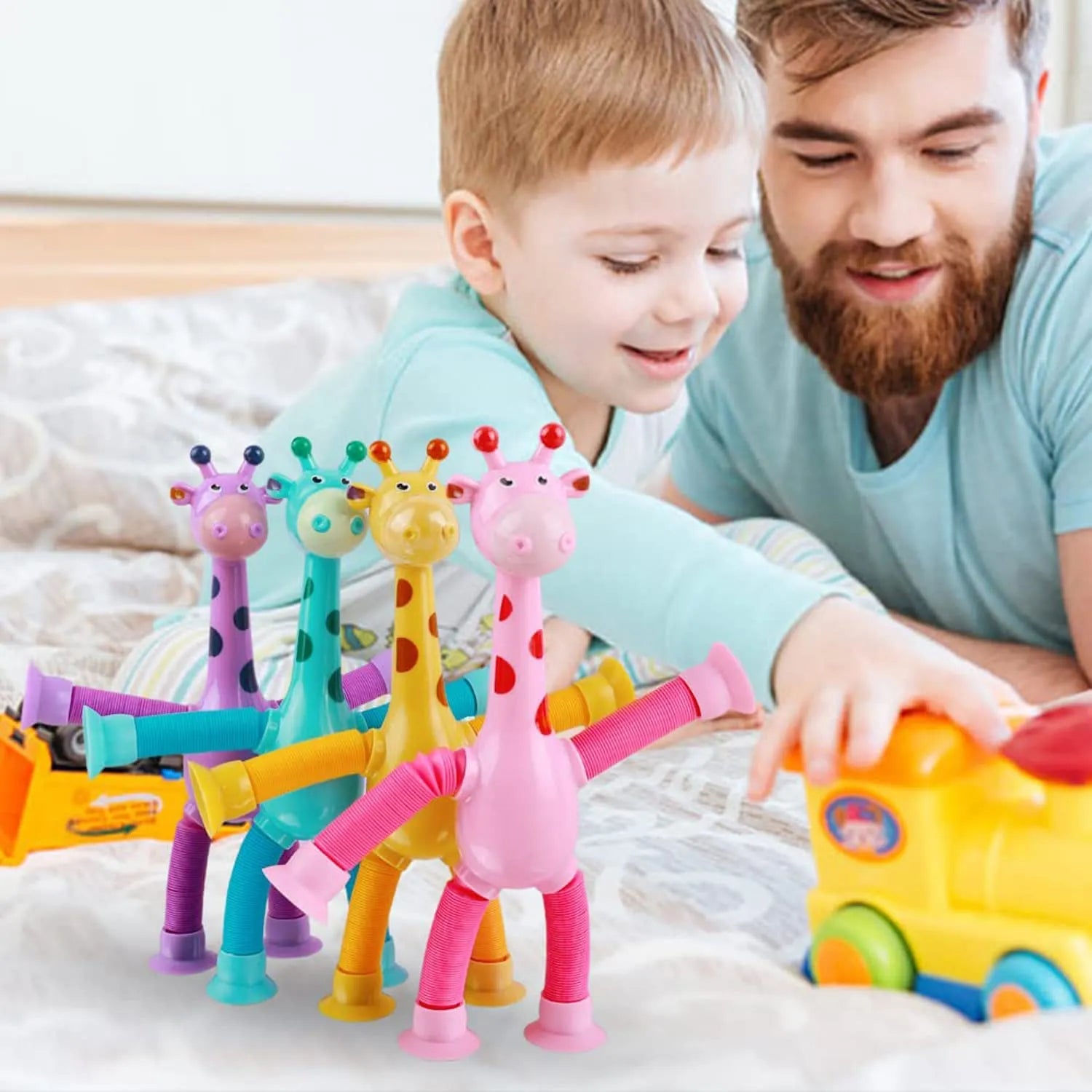 GiraffeStretch – Fun Telescopic Suction Toy