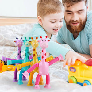 GiraffeStretch – Fun Telescopic Suction Toy