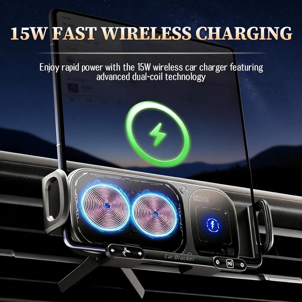 AutoTurn – Rotating Wireless Charging Car Mount