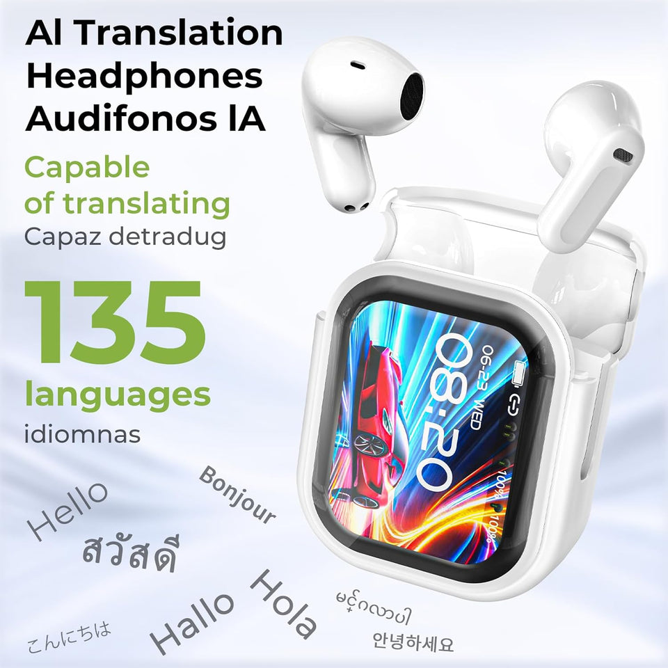 TranslaPro – AI Translation Smart Headphones