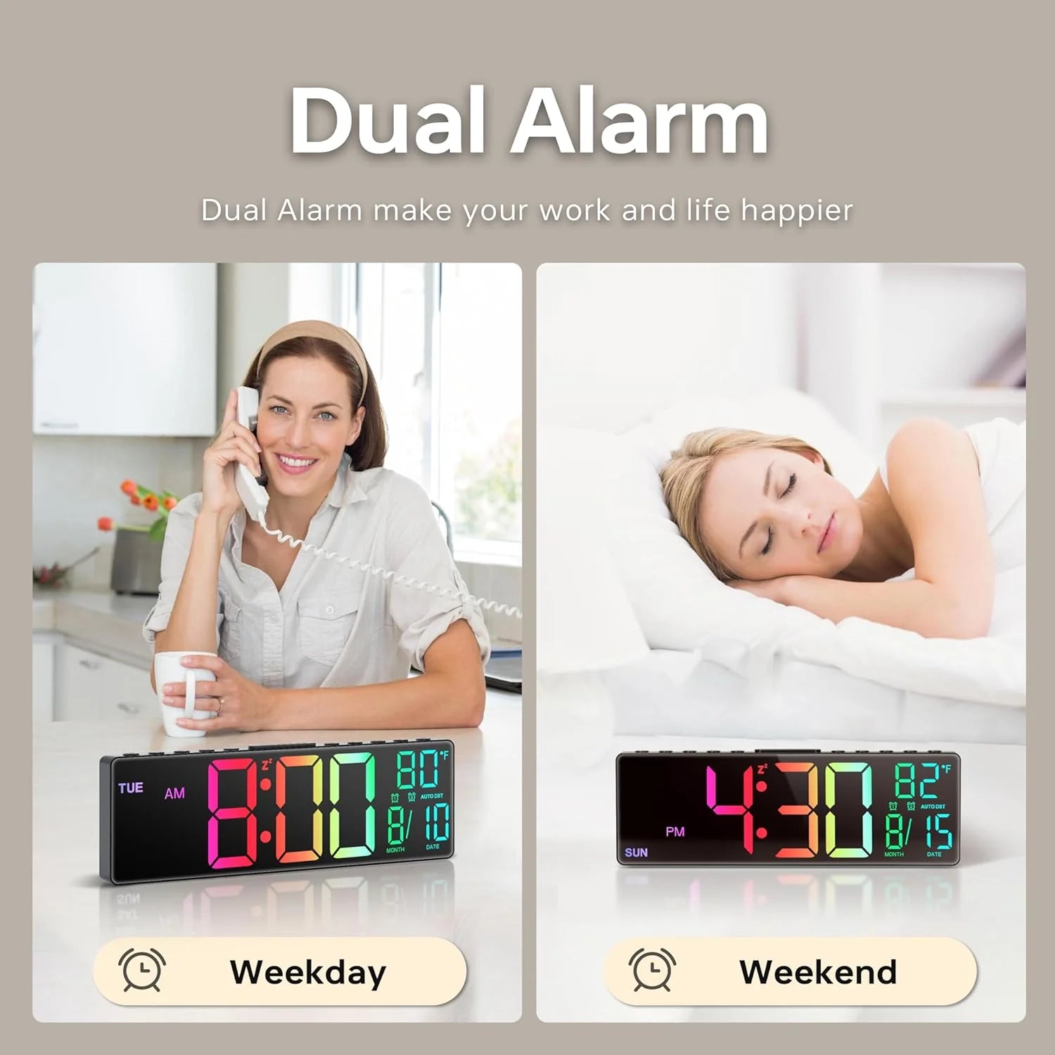 LumiSync – Dynamic RGB Digital Alarm Clock