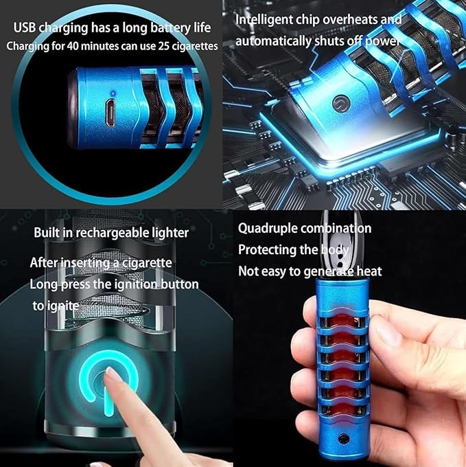 InstaIgnite - Rechargeable Filtered Smoking Device