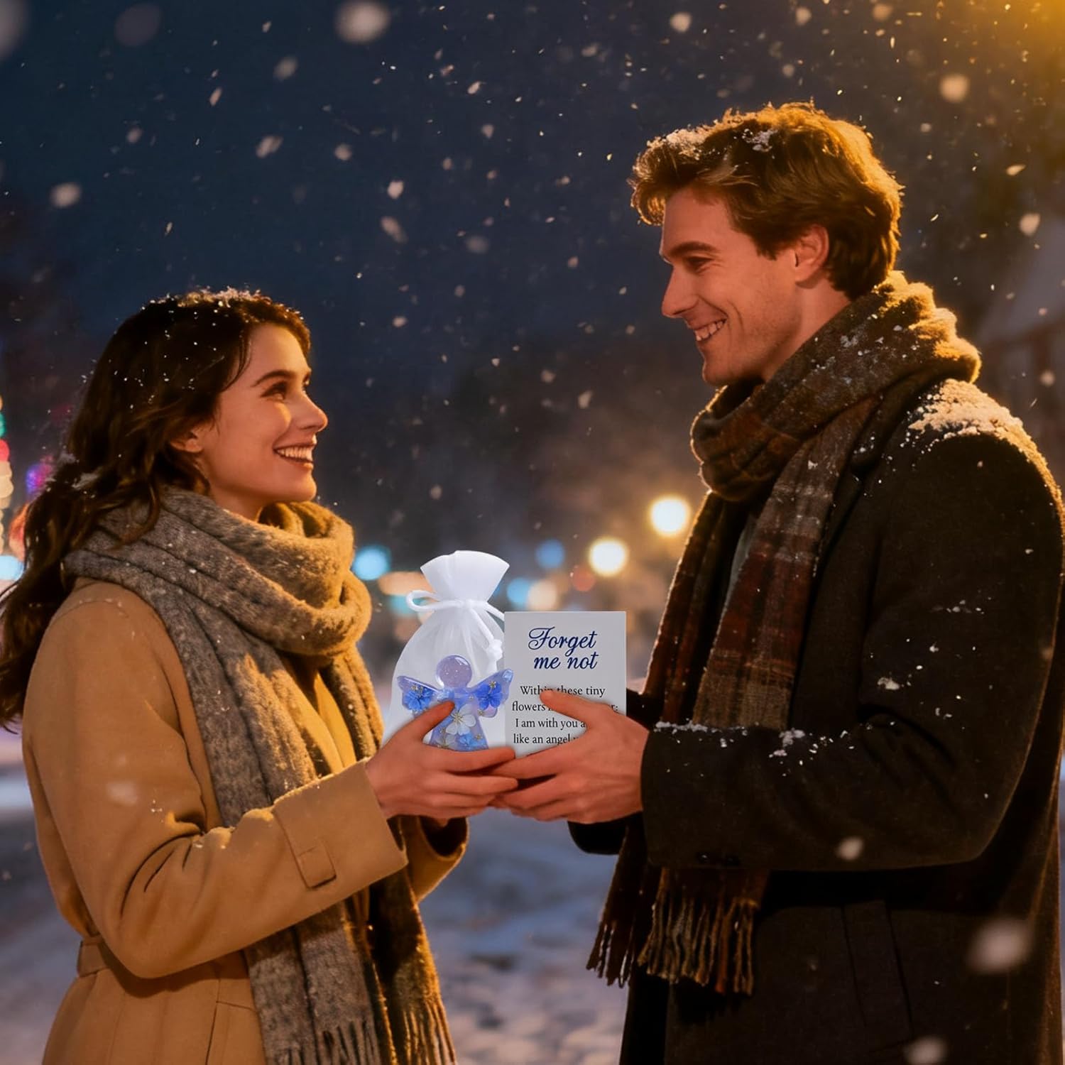 EternalBloom – Forget Me Not Angel Keepsake