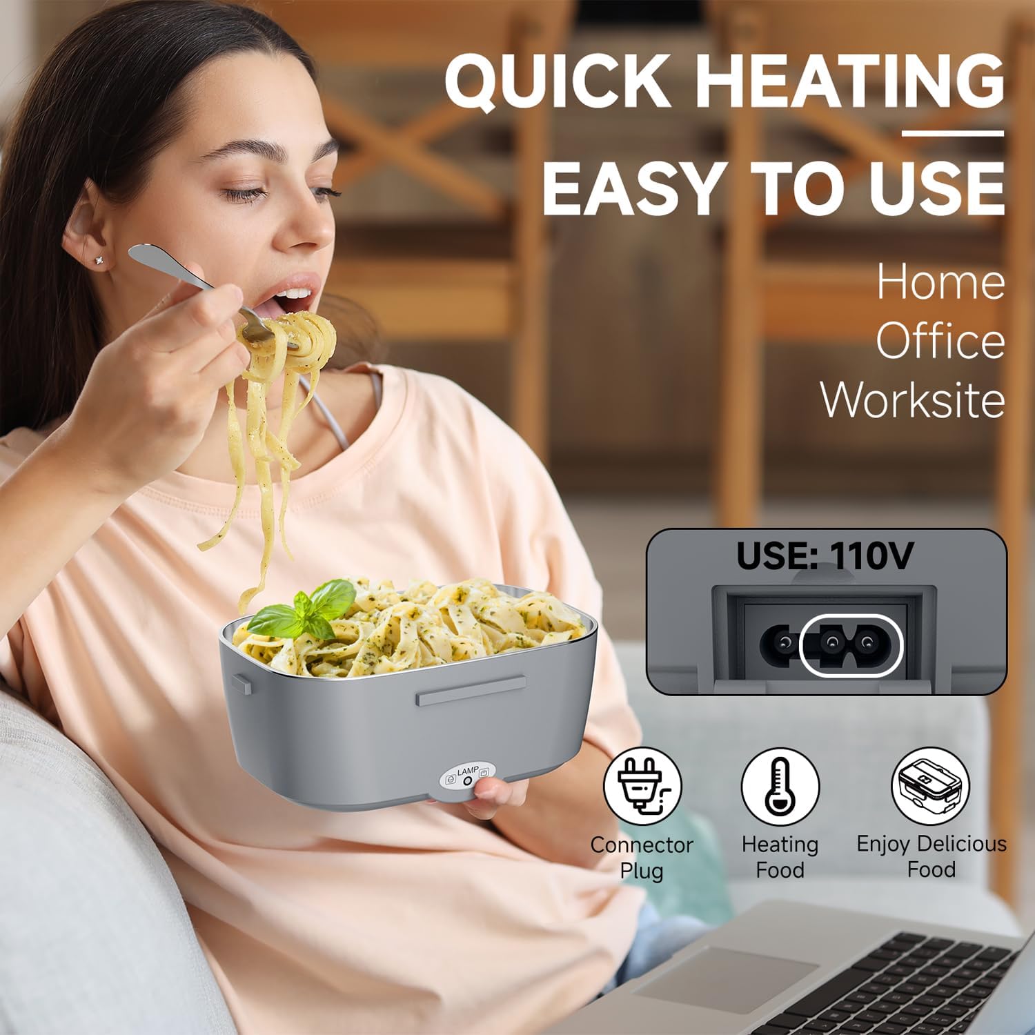 HeatMate – Portable Electric Food Warmer