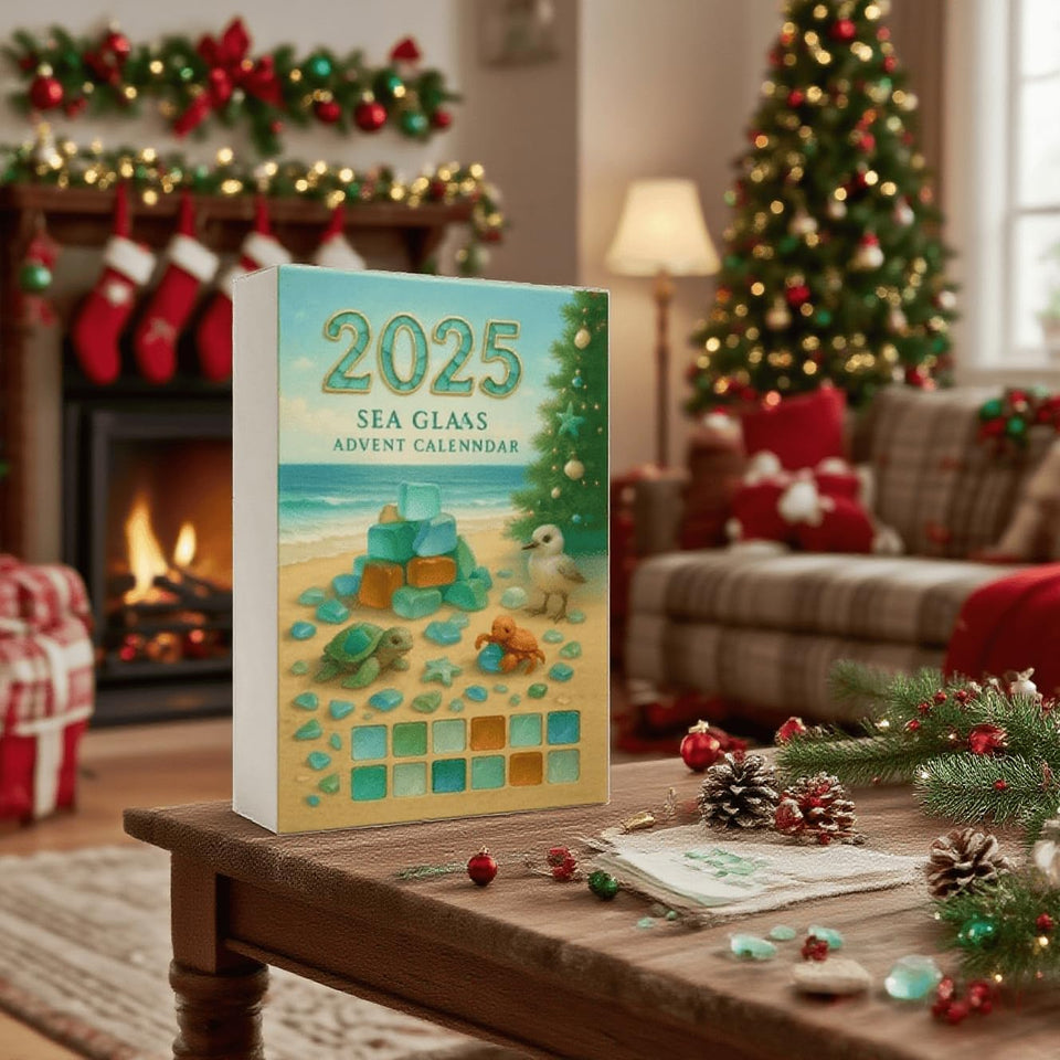 SeaGlass Eve – 24 Days of Acrylic 2D Christmas Calendar