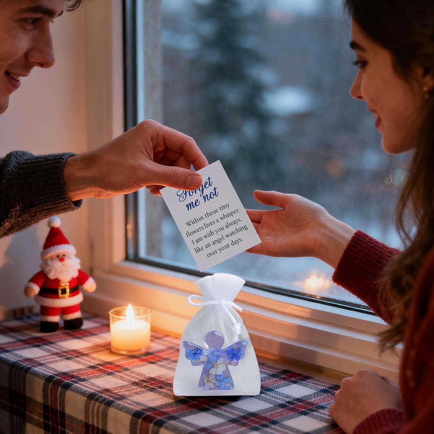 EternalBloom – Forget Me Not Angel Keepsake