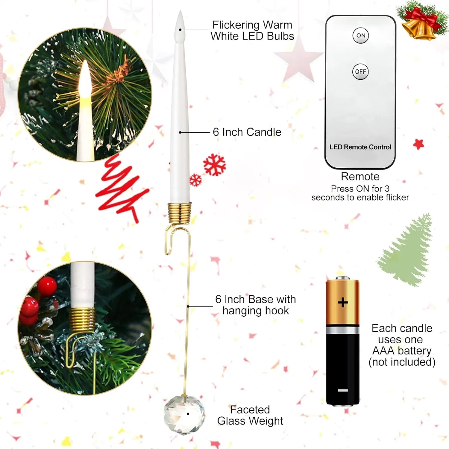 GlowMatic - Remote Control LED Candles
