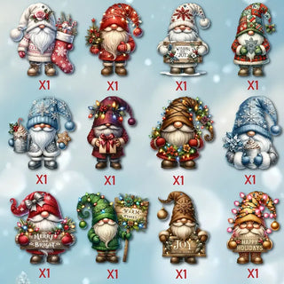 GnomeMagic - Unique Wooden Christmas Tree Ornaments