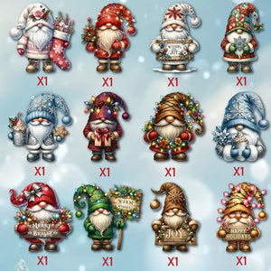 GnomeMagic - Unique Wooden Christmas Tree Ornaments