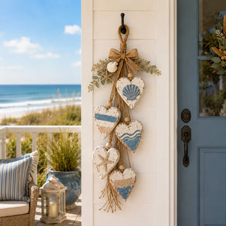 HeartHaven – Rustic Layered Heart Wall Hanging Decor
