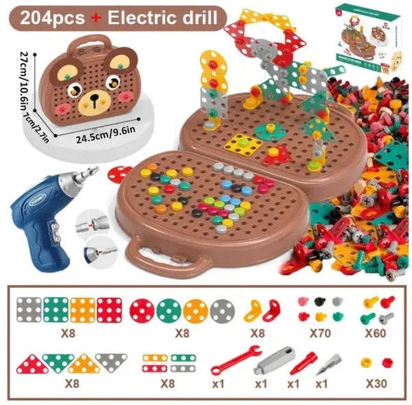 BuildNPlay – Kids Construction Game with Included Drill