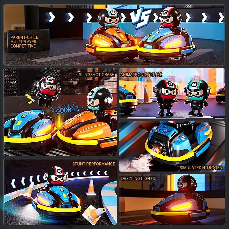 Bumper Cars Two-Player Racing Game-2.4 GHz Remote Control Bumper Cars