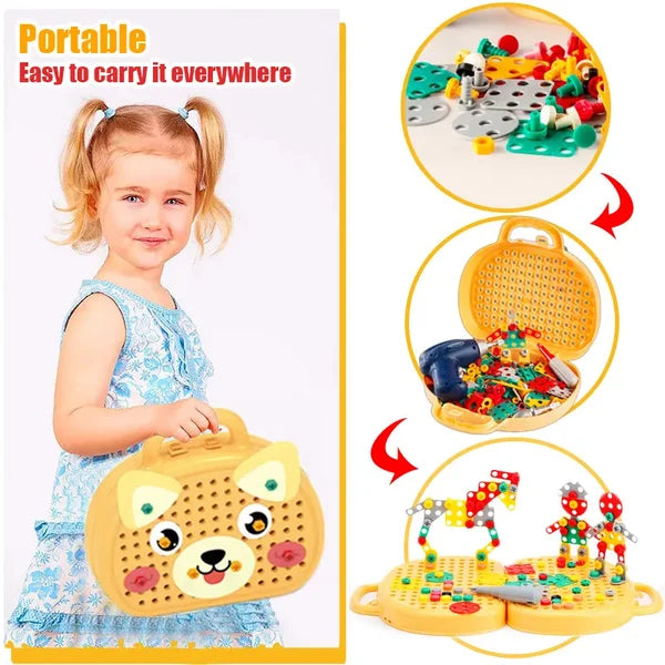 BuildNPlay – Kids Construction Game with Included Drill