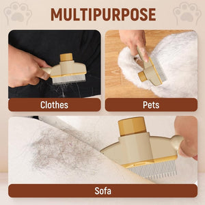 FleaFree - Self Cleaning Pet Grooming Brush