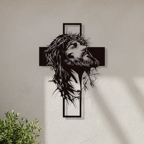 SoulLight - Wall Cross Décor – Strength & Encouragement