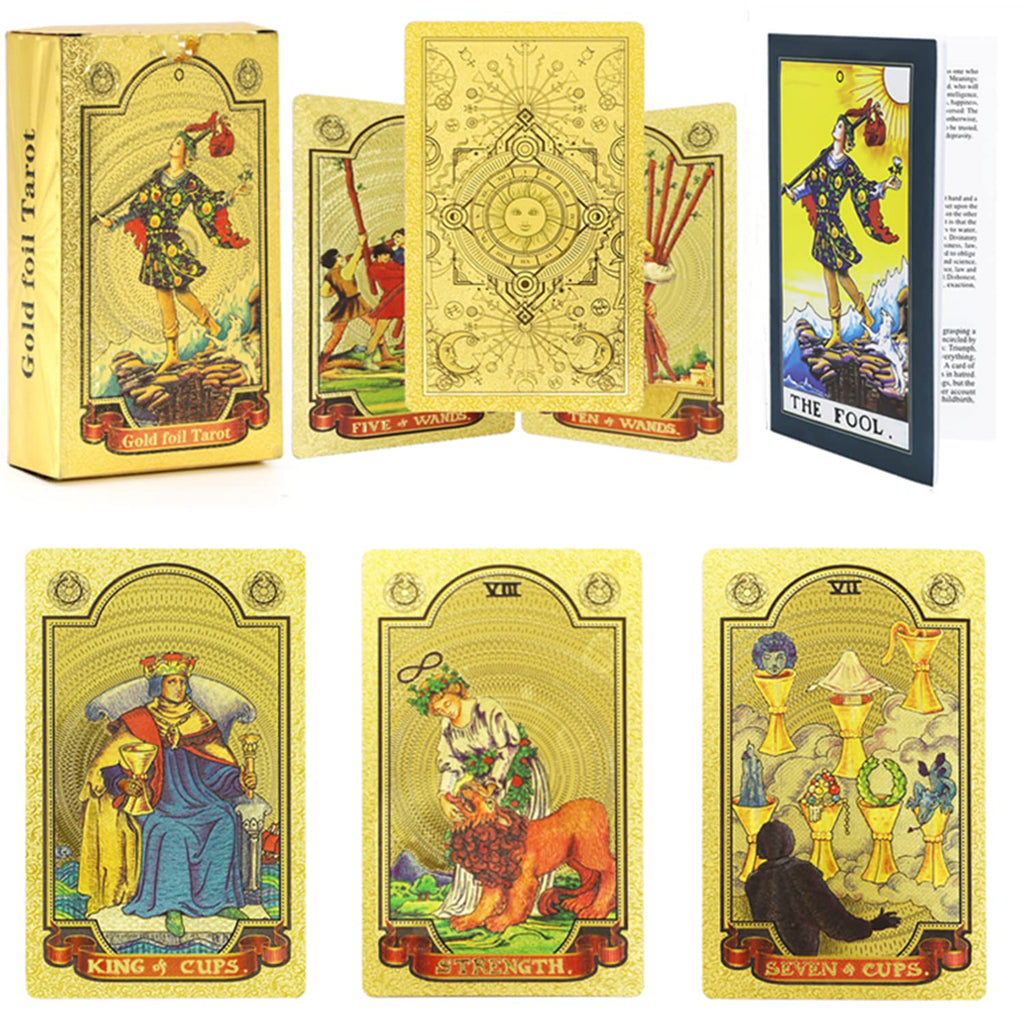 GoldenOracle – Luxury Gold Foil Tarot Deck